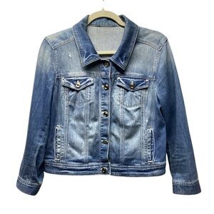 White House Black Market denim jacket. Size Small